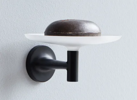 Nahaufnahme Seifenschale der Serie STARCK T von Duravit.