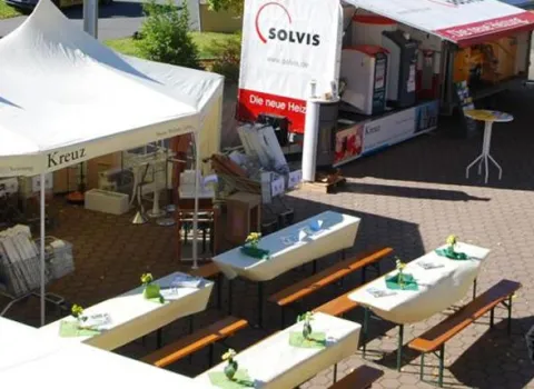 Herbstmarkt bei Kreuz bad & heizung in Schnaittach (Nürnberger Land)