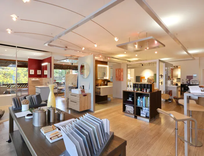 Foto mit Überblick über die Badausstellung von Kreuz Schnaittach im Nürnberger Land.