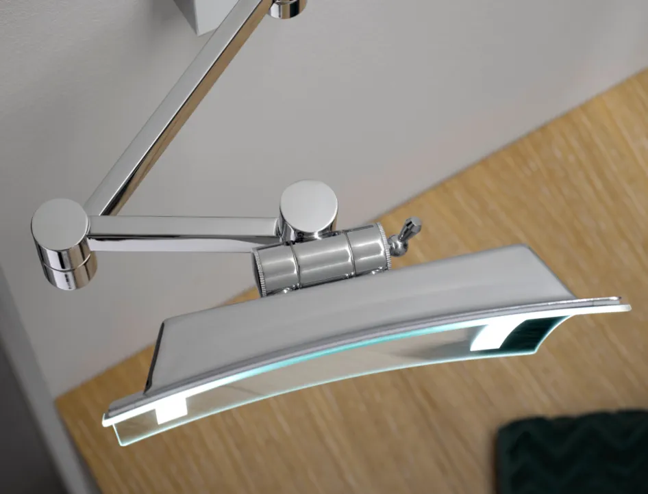 Der Kosmetikspiegel von HSK als Wandmodell.